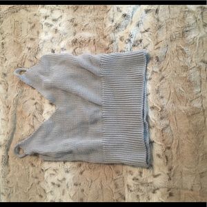 Sweater crop top